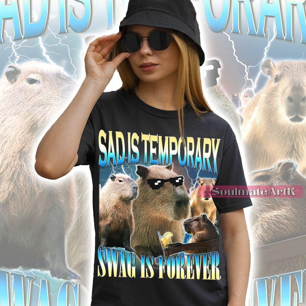 Sad Is Temporary Swag Is Forever Vuitino Shirt